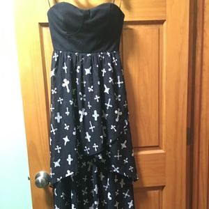 Black High Low Dress